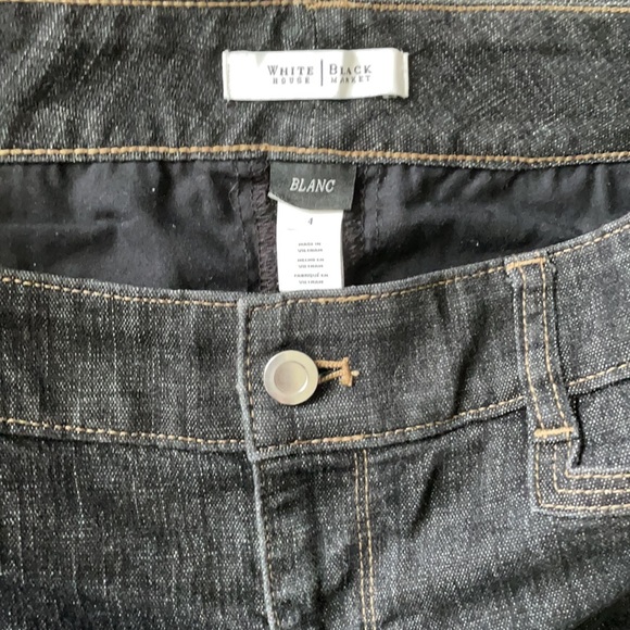 White House black market black Jean shorts - Picture 2 of 5